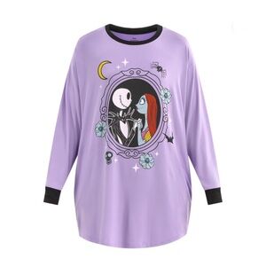 💜Disney’s Women’s Nightmare Before Christmas Sleep shirt Size:2X(18W-20W)